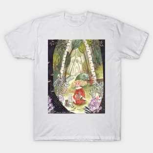 Kids Fairytale Folktale The forest of Lilacs T-Shirt